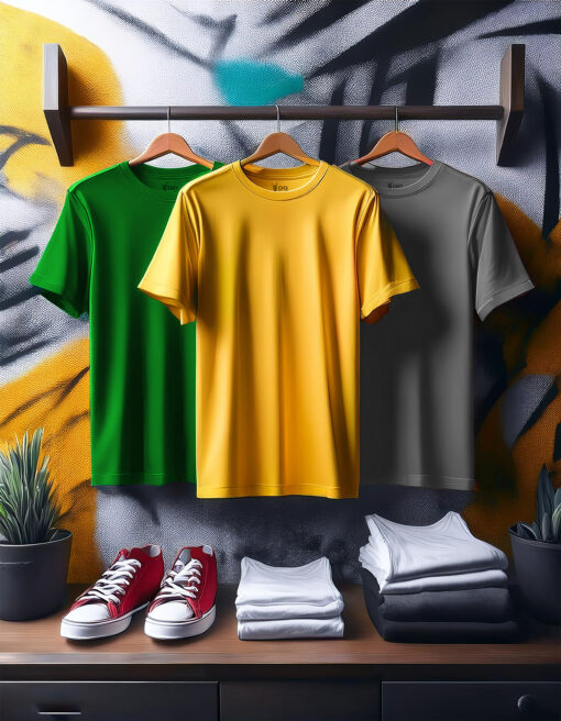 GREEN YELLOW GRAY