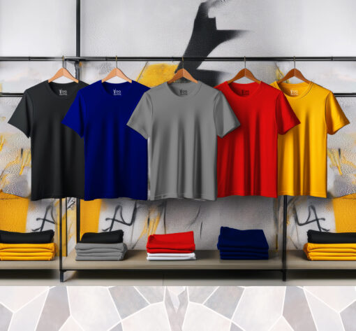 BLACK GRAY RED YELLOW BLUE